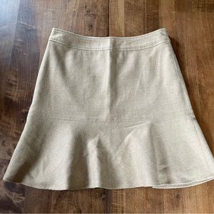 Gap Cream Mini Skirt Size 6